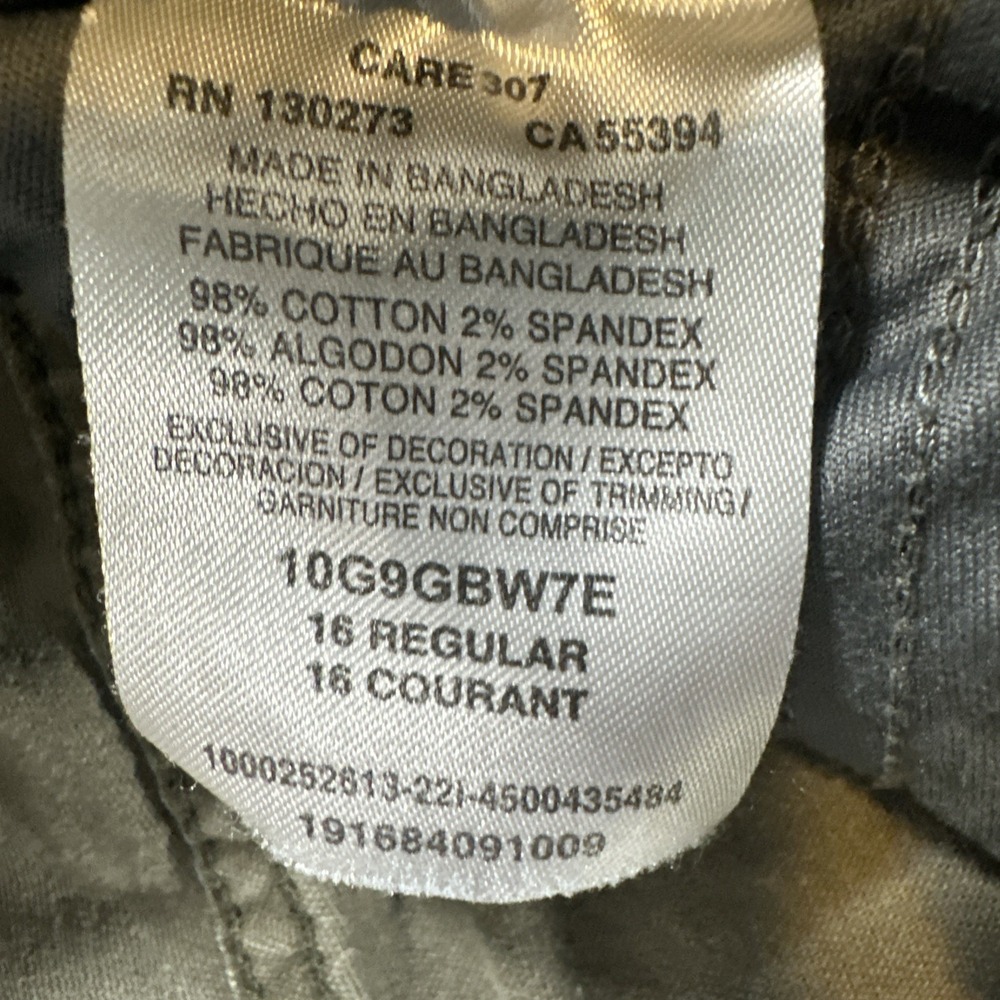 Wrangler Cargo Jogger Pants Camo Camouflage Drawstring Women's Size 16 Regular - Picture 6 of 6